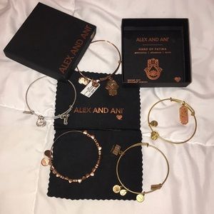 Alex and ani 5 bracelets compilation